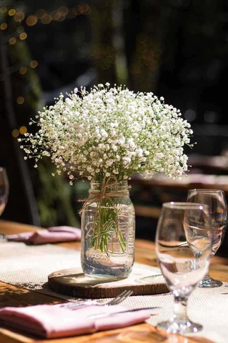 Baby Breath Centerpiece